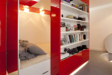Red Nest – departamento en 23 m2 por Pablo Coudamy